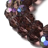 Electroplate Transparent Glass Beads Strands EGLA-A035-T10mm-L13-3
