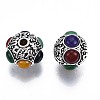 Tibetan Style Alloy Beads TIBEB-N006-002A-01-2