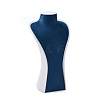 Bust Shaped PU Leather Jewelry Display Stands for Necklaces AJEW-A068-03B-2