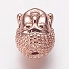 Brass Beads KK-P134-03RG-2