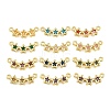 Brass & Glass Pendants KK-CBA6A75-54G-1