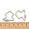 Non-Tarnish 304 Stainless Steel Screw Carabiner Lock Charms STAS-C092-04C-P-3