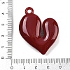 Opaque Acrylic Enamel Pendants OACR-B036-12D-3