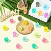 40Pcs 8 Colors Luminous Dog Miniature Ornaments DJEW-CJZ0001-004-5