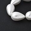 Electroplated Shell Pearl Beads Strands BSHE-F013-13-02-3