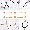 Brass Cord Ends LS-EC041-G-4