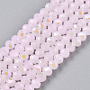 Electroplate Glass Beads Strands EGLA-A044-J2mm-L02-5