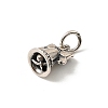 925 Sterling Silver Bowknot Bell Charms STER-K184-02AS-2