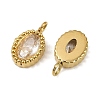 304 Stainless Steel Micro Pave Cubic Zirconia Charms STAS-K302-01E-G-2