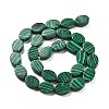 Synthetic Malachite Beads Strands G-P559-B07-01-3