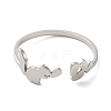 Non-Tarnish 304 Stainless Steel Open Cuff Rings RJEW-K262-01C-P-2