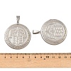 316 Stainless Steel Locket Pendants STAS-K321-18P-3