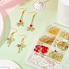 DIY Heart Bowknot Earring Making Kits DIY-SC0031-08-7