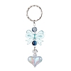 Acrylic Heart with Bowknot Keychains KEYC-JKC00612-05-1