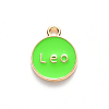 Alloy Enamel Pendants LS-ENAM-S124-01B-06G-3