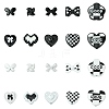 20Pcs 20 Styles Baking Paint Alloy Beads FIND-CJ0003-34-1