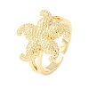 Ocean Brass Cuff Open Rings LS-RJEW-Z129-01G-03-4