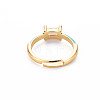 Brass Enamel Cuff Rings RJEW-T016-23E-NF-2