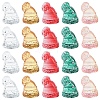 40Pcs Christmas Theme Transparent Glass Beads GLAA-FS0001-87B-2