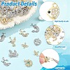 32Pcs 8 Styles Alloy Rhinestone Pendants FIND-YW0011-53KCG-5