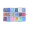 18 Colors Glass Seed Beads SEED-JP0007-03-3