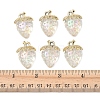 10Pcs Transparent Acrylic Pendants MACR-FS0002-08A-5