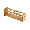 4 Hole Bamboo Kitchen Oil Bottle Organizer Rack ODIS-WH0001-83-2