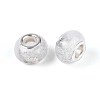 Transparent Resin Rondelle European Beads RESI-N044-02L-2