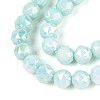 Anti-Tarnish Electroplate Glass Beads Strands GLAA-N010-6mm-02-2