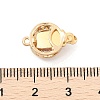 Brass Micro Pave Cubic Zirconia Box Clasps KK-C080-11G-02-3