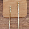 Alloy Hair Stick Findings PW-WG70408-04-1