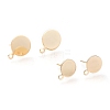 Brass Stud Earring Findings KK-H102-07G-3