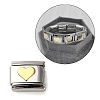 Rectangle 206 Stainless Steel Enamel Connector Charms STAS-Q250-03P-01-1