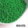 Opaque 11/0 Glass Seed Beads SEED-I013-2mm-RR47D-1