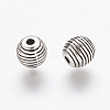 Tibetan Style Alloy Beehive Beads LS-PALLOY-6662-AS-RS-2