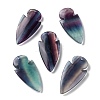 Natural Fluorite Pendants G-M416-06-1