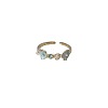 Alloy Enamel with Rhinestone Cuff Open Rings for Women FS-WGC14BE-01-2