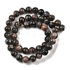 Natural Glaucophane Beads Strands G-R485-12-8mm-3