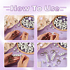 DIY Stainless Steel Beadable Keychain Making Kits KEYC-TA0001-63-6
