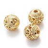 Alloy Hollow Beads X1-PALLOY-P238-21G-RS-1