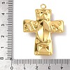 304 Stainless Steel Cubic Zirconia Pendants X-STAS-Z182-07G-02-3