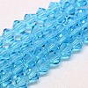 Imitate Austrian Crystal Bicone Glass Beads Strands LS-GLAA-F029-4x4mm-19-1