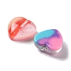 Gradient Color Translucent Resin Pendants RESI-P034-02P-2