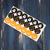 Halloween PVC Plastic Sticker Labels STIC-PW0003-27-1