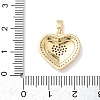 Valentine's Day Brass Micro Pave Cubic Zirconia Pendants CU-H001-02B-G-3
