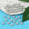 Brass Grade A Rhinestone Spacer Beads RSB028NF-10-4