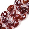Natural Fire Crackle Agate Beads Strands G-K393-G03-12x16-2