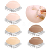 AHADERMAKER 6 Pairs 3 Colors Silicone Replacement Eyelids For Mannequin Head Eyelids MRMJ-GA0001-20-1