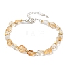 Natural Citrine Beads Bracelets for Women BJEW-H623-02S-01-4