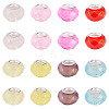 20Pcs Pearlized Resin European Beads RESI-TA0004-36-1